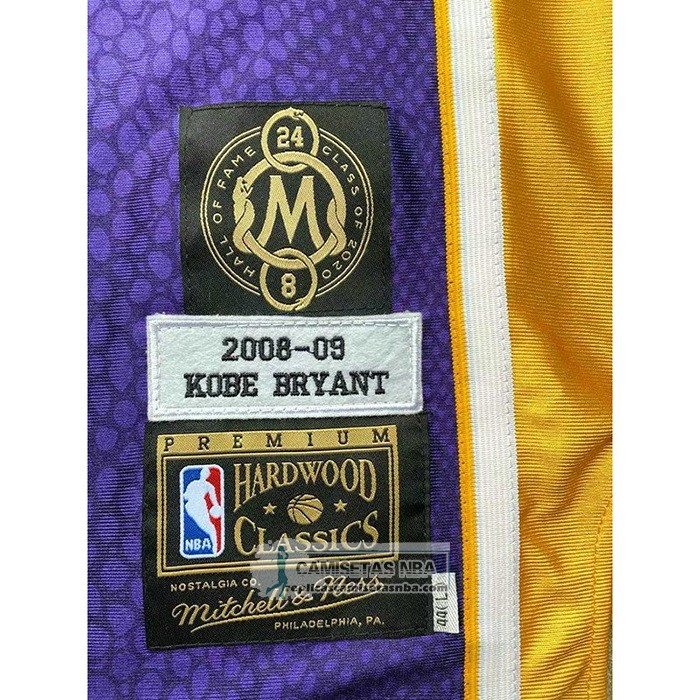 Camiseta Los Angeles Lakers Kobe Bryant Segunda Mitchell & Ness Violeta